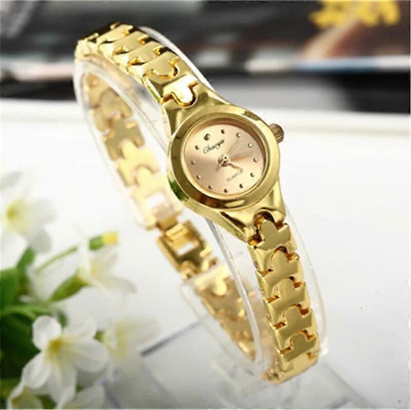 Women Watch Mujer Relojes Golden Small Dial Quartz Leisure Popular Wristwatch Hour Female Ladies Elegant Relogio Clock