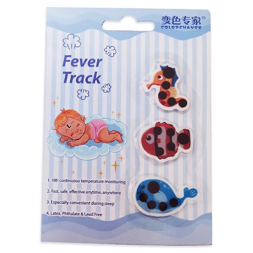 Copii Termometru Frunte Benzi Desene Animate Febră Temperatură Autocolante Pentru Bebeluși