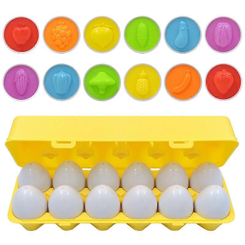 Early Education Fruit Egg Easter Vegetable Shaped Egg Box