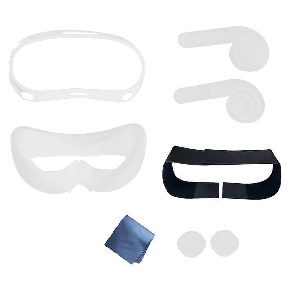 Soft Silicone VR Face Interface HeadStrap Headband for Pico 4 VR Headset