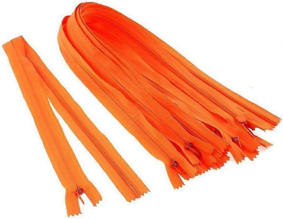 Invisible Zipper Concealed Zip Closed End Zipper Clothes Sewing Craft for Dressmaking Trouser 54CM 10pcs Orange Creative and UsefulAre