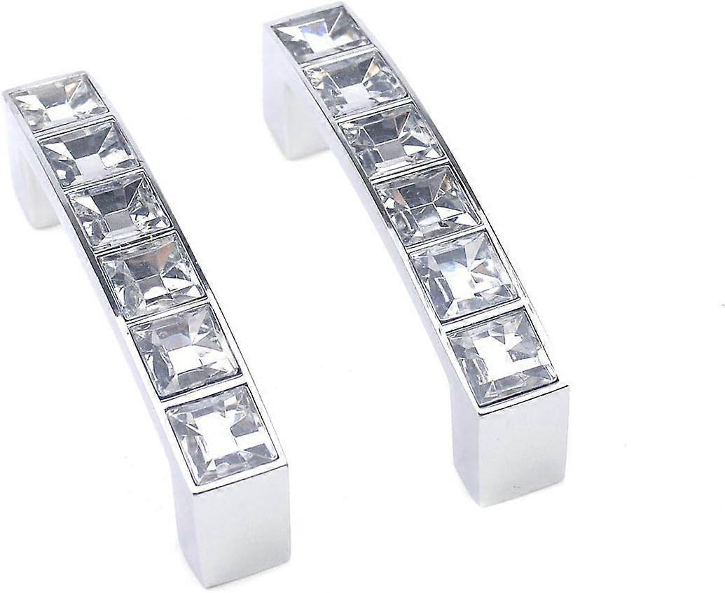 2 Pack Diamond Shape Cabinet Pulls Hole Distance 6.4mm Cabinet Drawer Cabinet Pulls