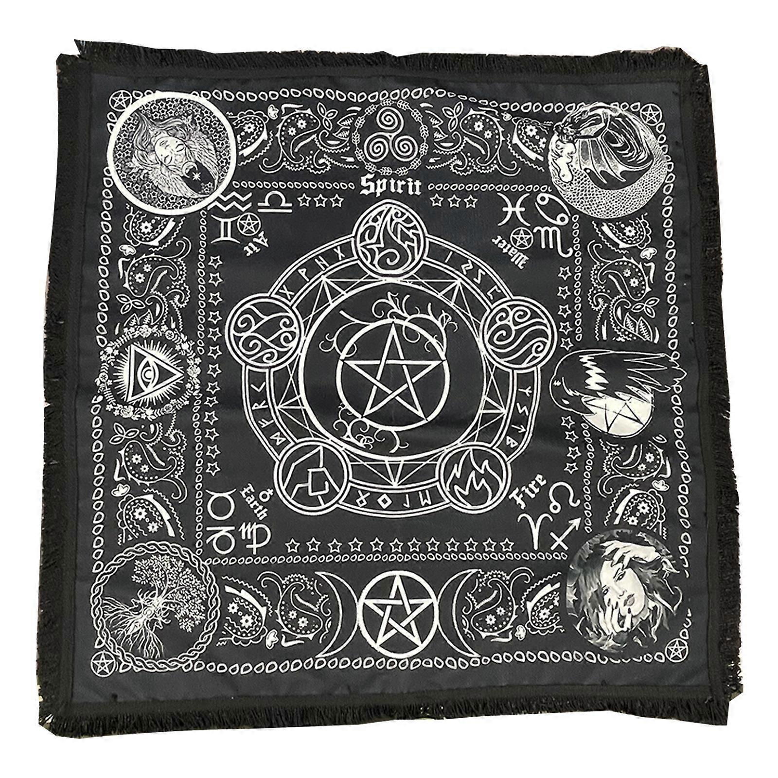 Altar Cloth Witchcraft Alter Tarot Spread Table The Tree of Life 60 by 60 cm