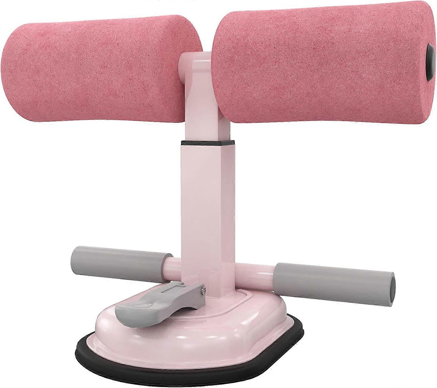 Ab Cruncher Exercise Equipment for Home Workouts - Sit Up Bar for Floor With Suction Pad