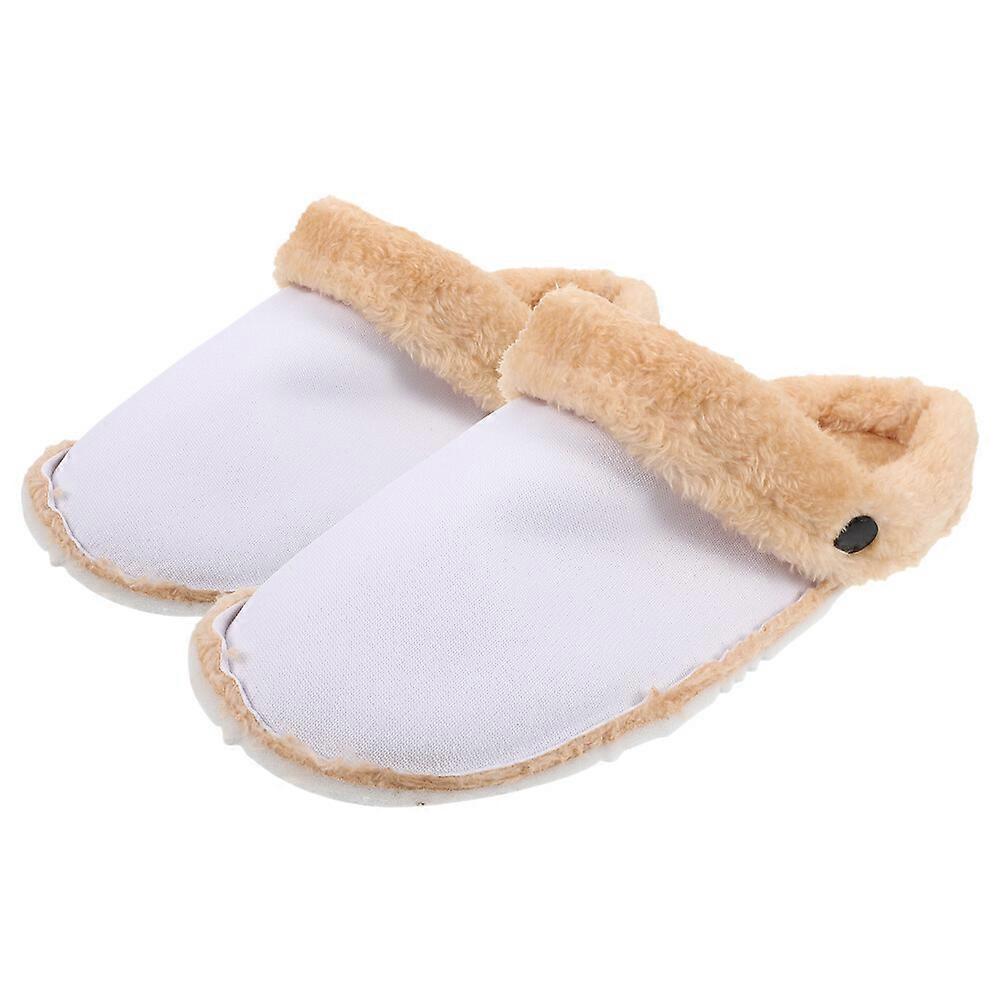 1 Pair Winter Shoe Inserts Plush Shoe Inserts Detachable Shoe Insert Warm Shoe Inserts for Hole Shoes