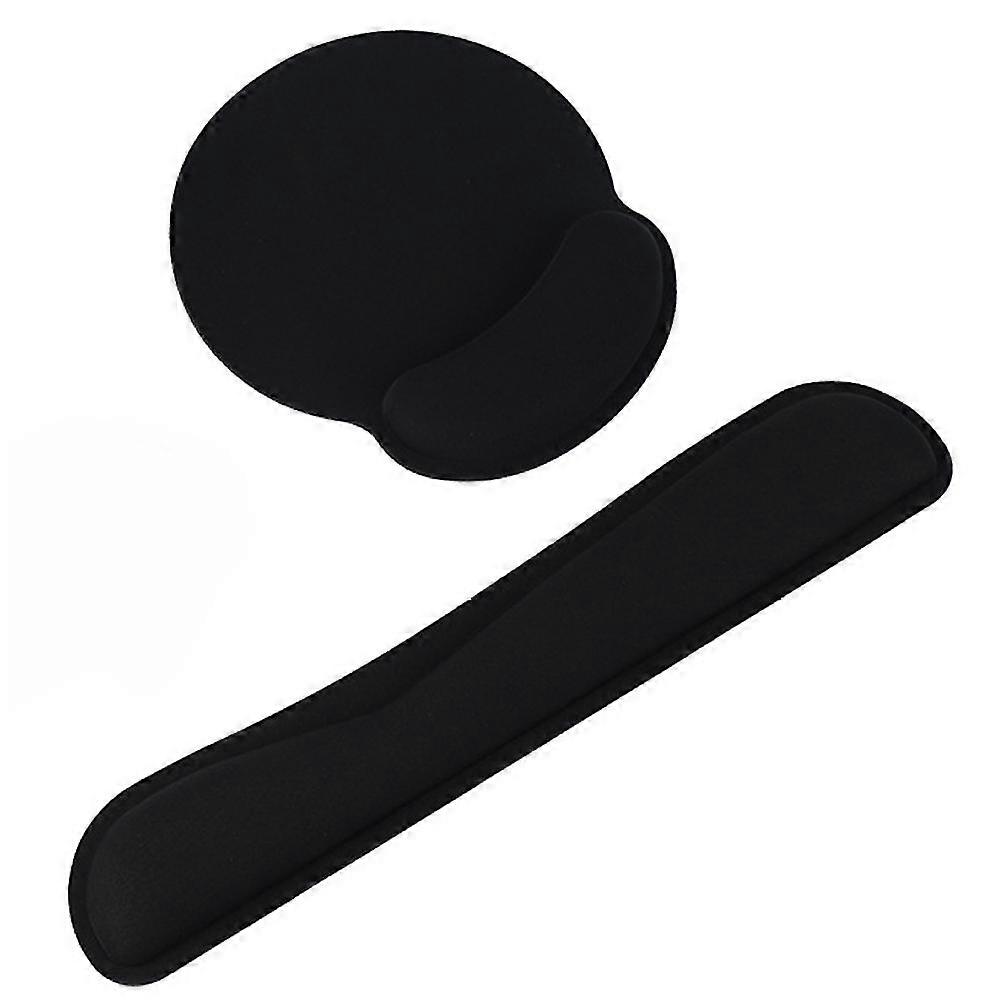 Ergonomic Mouse Pad And Keyboard Wrist Support Set, Waterproof, Comfortable, Relieves Wrist Pressure