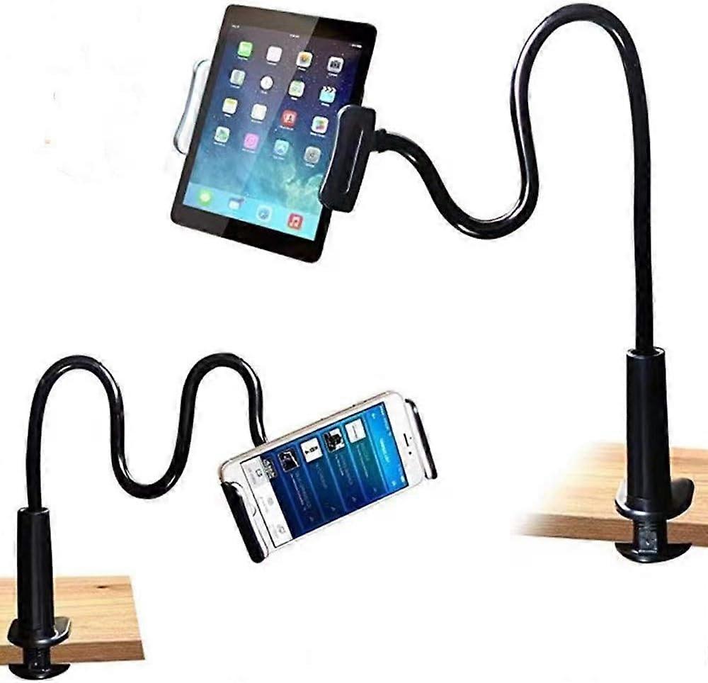 Gooseneck Tablet Stand, Tablet Stand - Soporte de brazo largo ajustable perezoso y flexible para iPad Mini 2 3