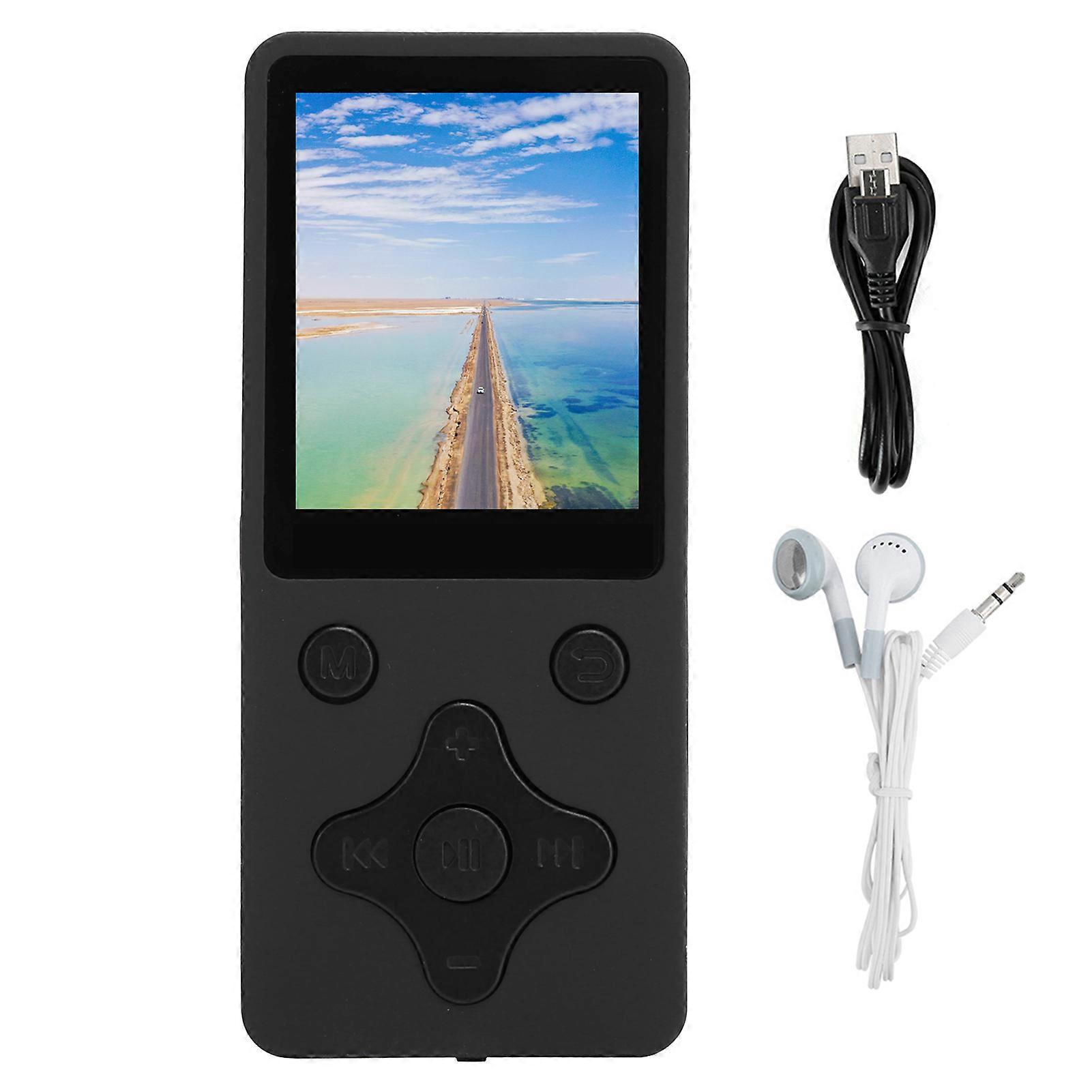 Portable HiFi MP4 Player Mini Music Player FM Radio Sound Recorder with Cross Button
