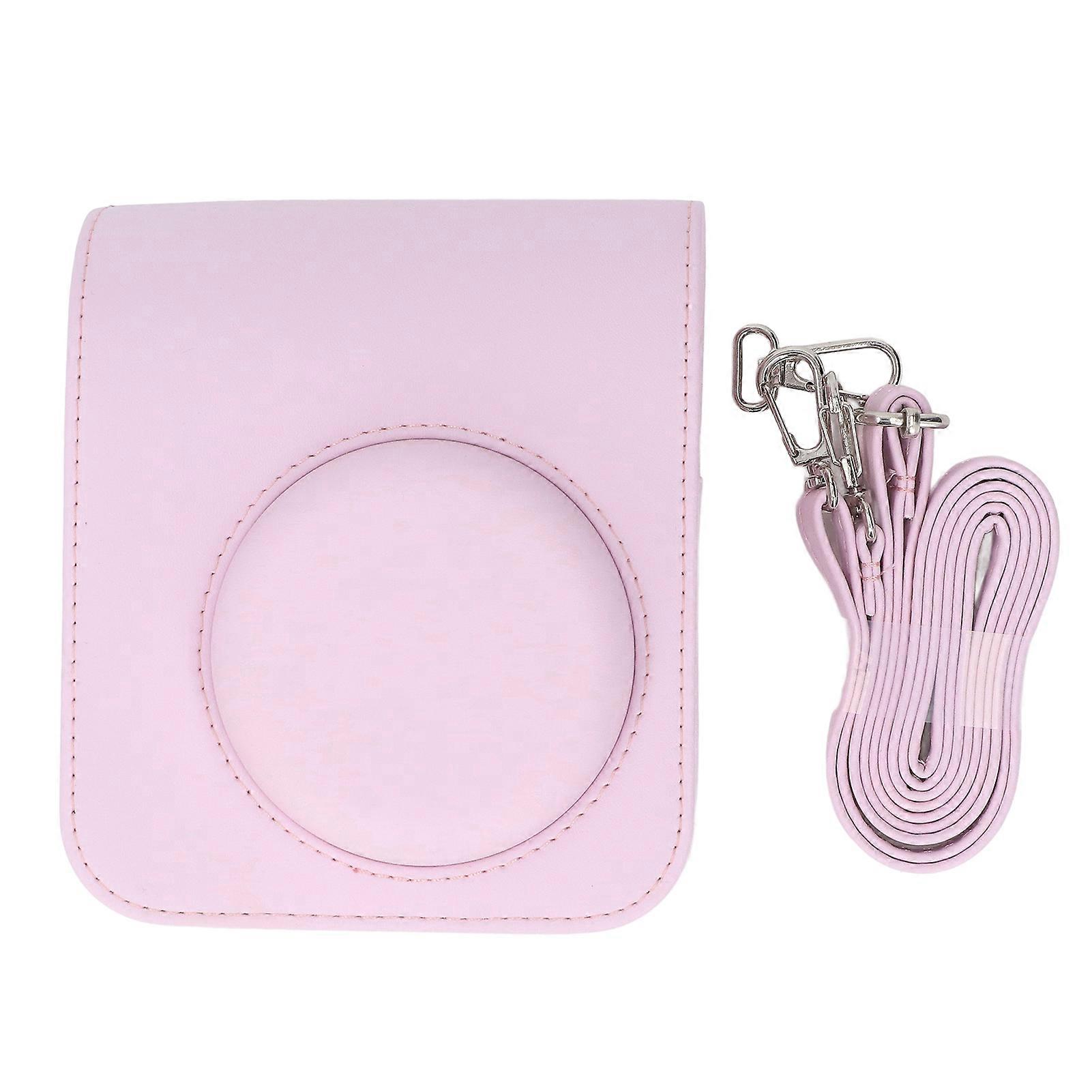 Instant Camera Case Portable Protective Storage Retro PU Leather Bag for Mini12 Photography Green