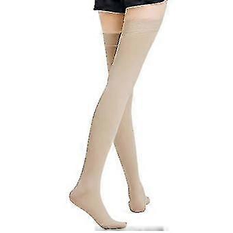 Boeyaa Bas de compression pour femmes et hommes 20-30mmhg Cuisse Chaussettes à haute compression pou