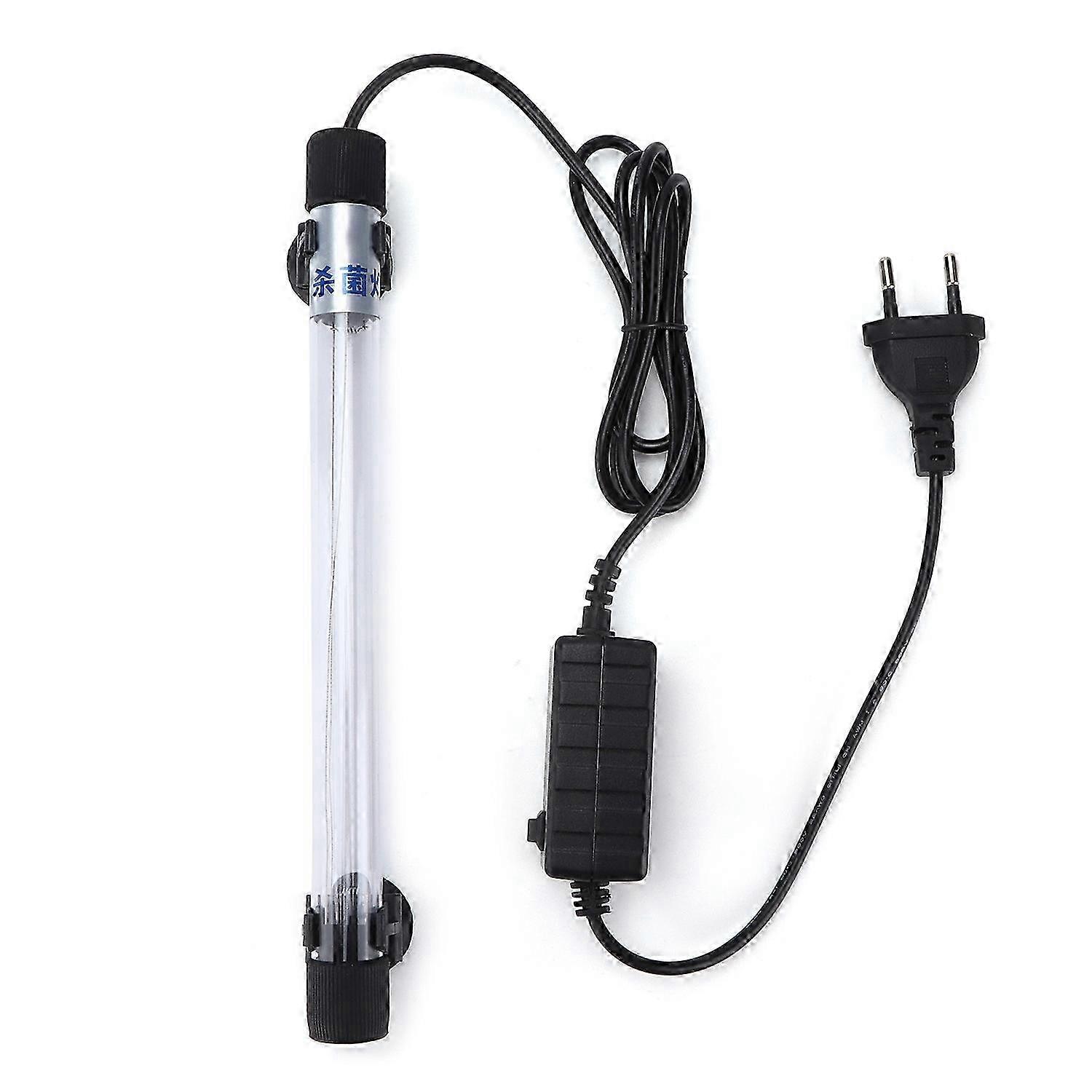 Aquarium Submersible Clean Light UV Sterilizer Green Algae Clean Lamp for Fish Tanks PondEU Plug 220