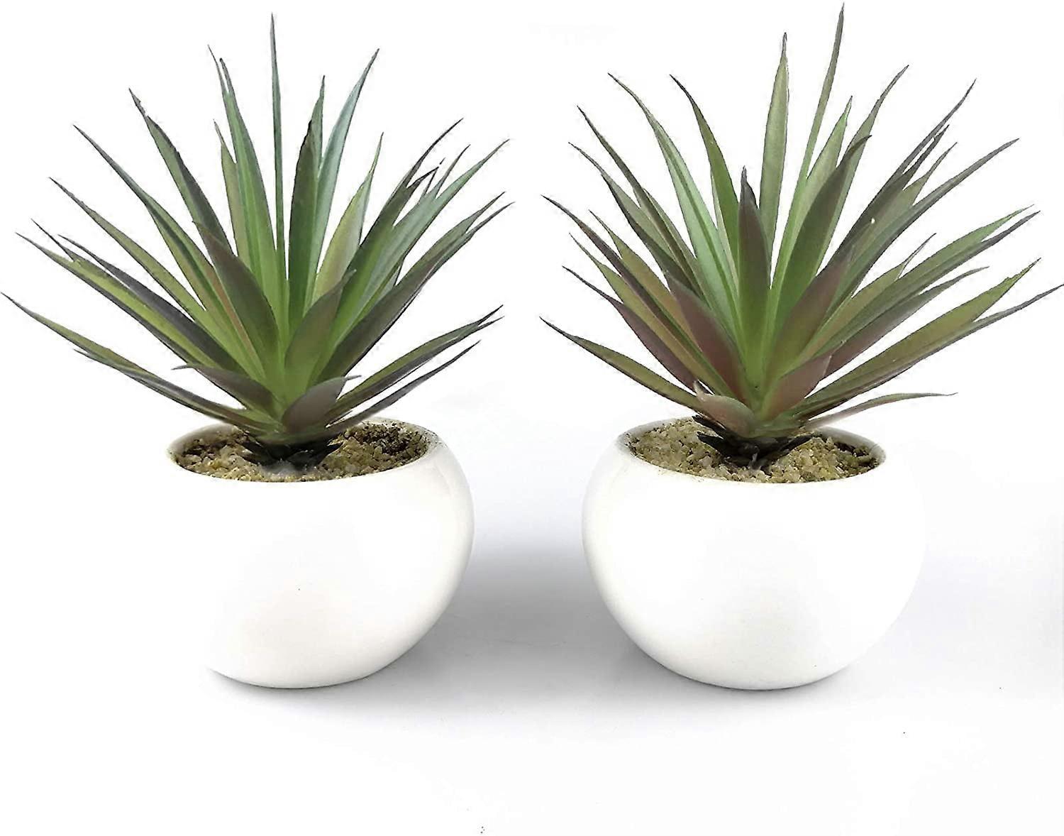 Simulated succulent pot plant