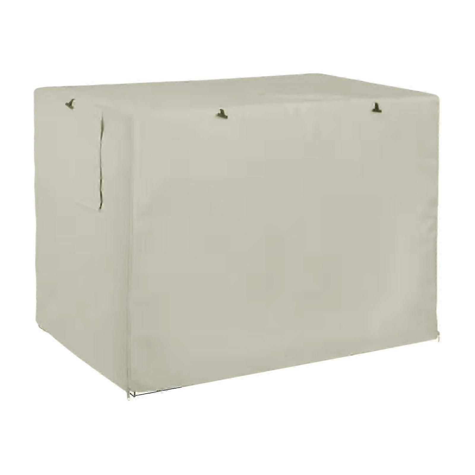 غطاء قفص الكلب ، غطاء بيت الكلب للكلب المتوسط والكبير ، نسيج أكسفورد للخدمة الشاقة ، غطاء بيت الكلب للحيوانات الأليفة مقاوم للماء مضاد للأشعة فوق البنفسجية ، غطاء قفص الكلب مع شبكة Windo