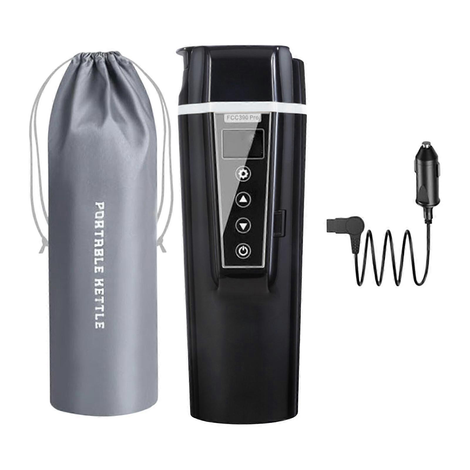 Bollitore per auto Bollitore per auto Bollitore per acqua per preparazione del tè Caffè Latte riscaldato nero