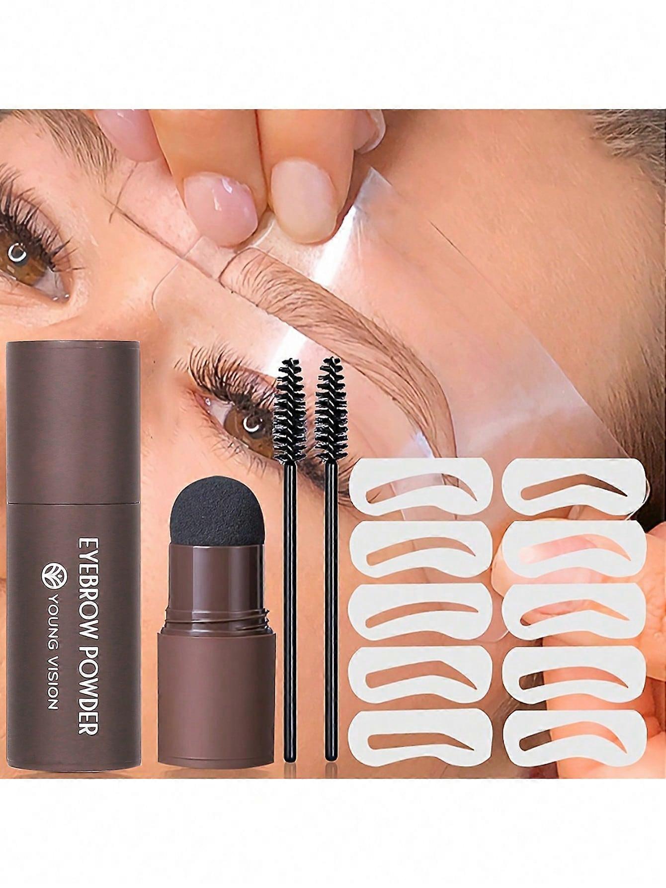 Multifunction Eyebrow Powder Kit - 03 Dark Brown