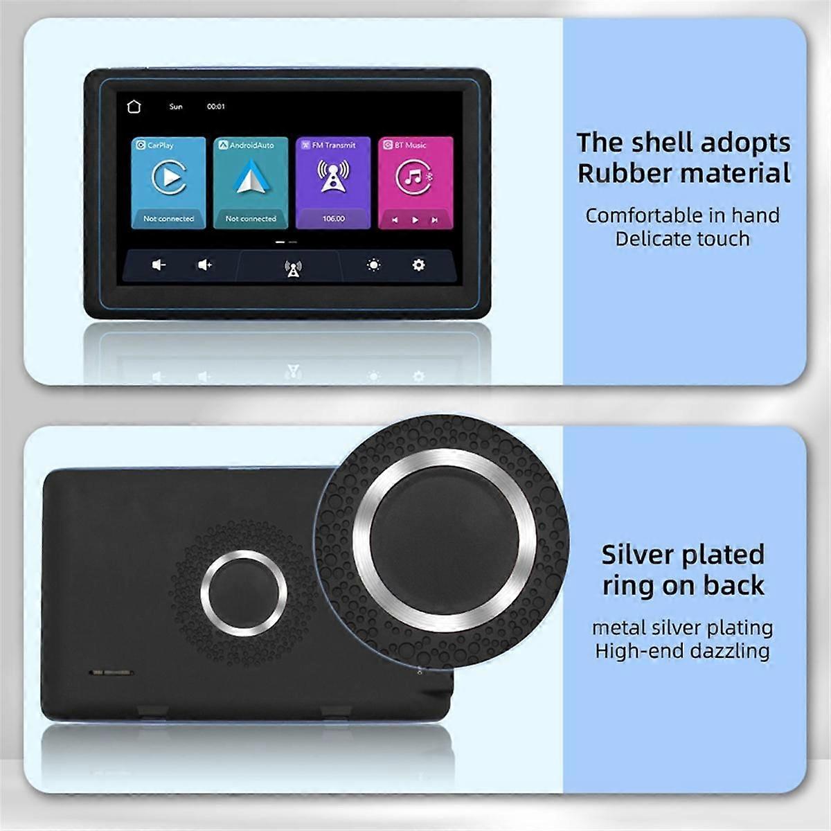 7Inch Car Touch Screen Wireless CarPlay and Android Auto Car Portable Automatic Multimedia Player Navigation Screen