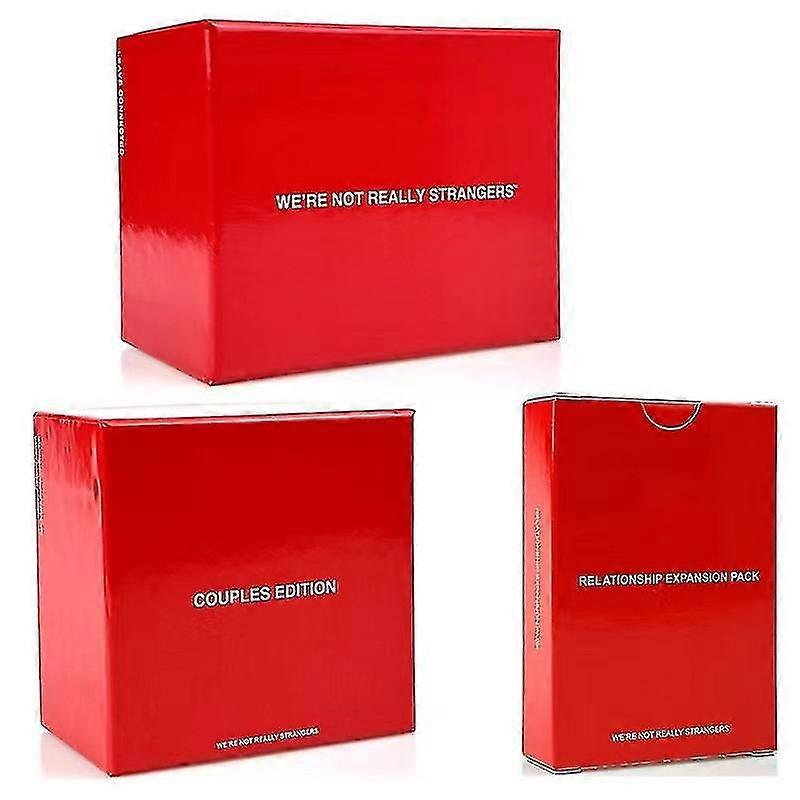 English Version We're Not Really Strangers Is Not A Stranger Game Couple Card Board Game 3 Versions-YKY416 Lucky_B