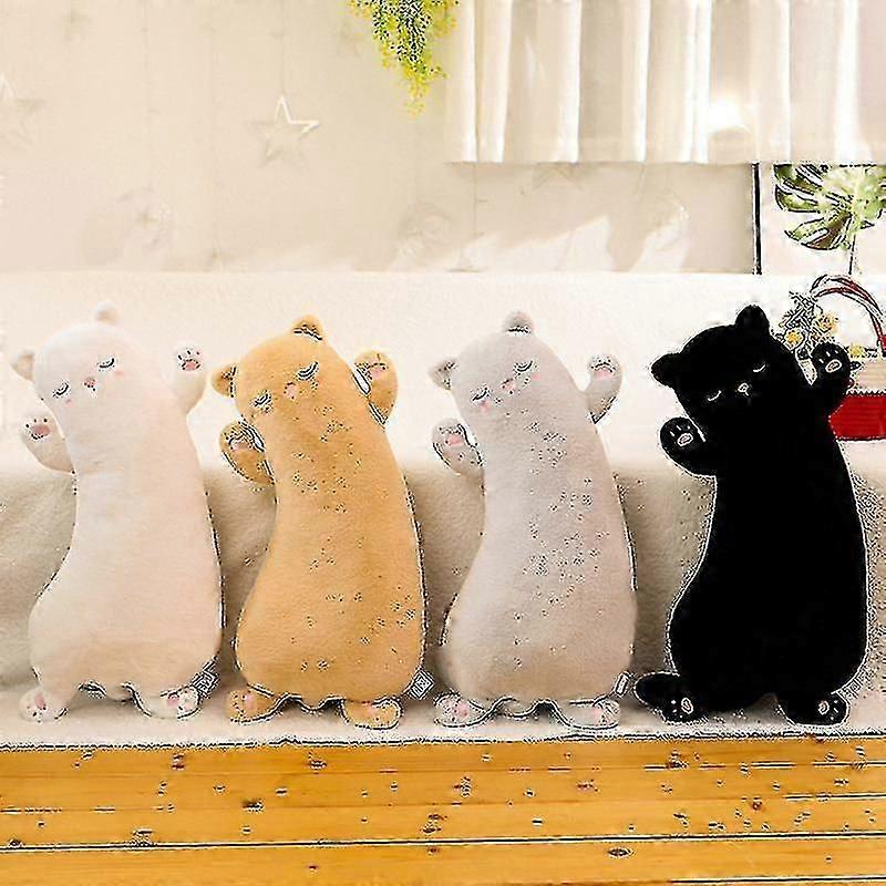65cmスーパーカワイイスリーピングキャットぬいぐるみ枕ぬいぐるみ漫画動物かわいい猫おもちゃベッドルーム昼寝枕子供大人誕生日プレゼント