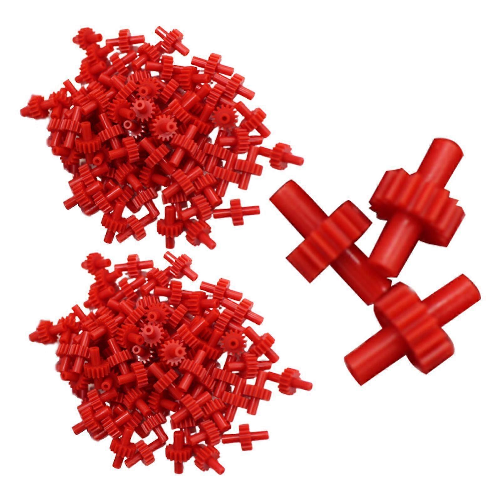 100 Pieces Train Gear Replacement Train Accessories for 1/87 Model Train DIY