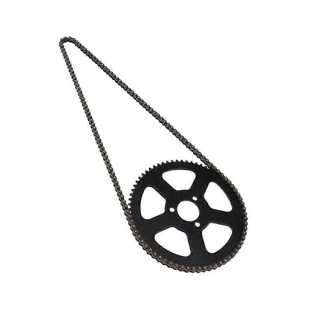 25h 136チェーン+ 68tスプロケット2ストローク47cc 49ccミニ小型スポーツカーポケットバイクオフロードモトグッド用