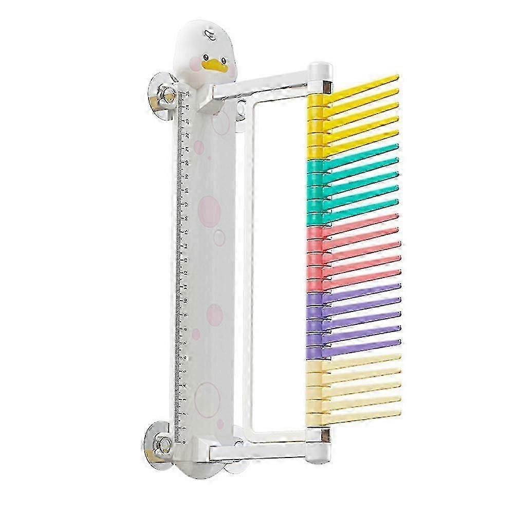 Dispositivo di misurazione del salto, bastone di prova del salto verticale Strumento di prova dell'asta Strumento di prova dell'allenatore con sdraietta regolabile in altezza, strumento di allenamento Salto in alto Baby D