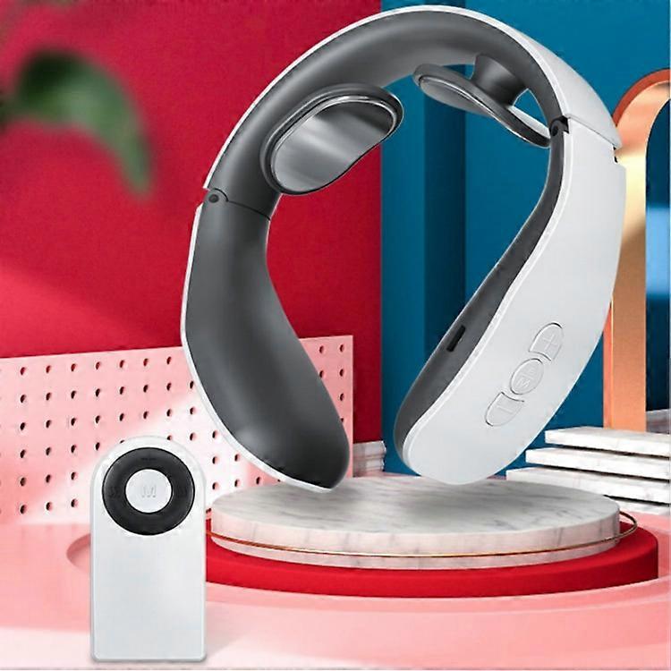 Cervical Massager Electromagnetic Pulse Heating Neck Protector Charging Remote Heating