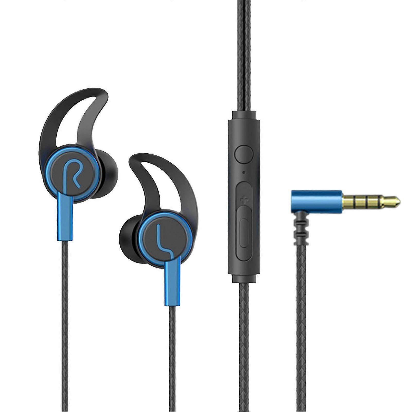 Wired Earphone Stereo Sound Sports Headset with Microphone 3.5mm/Type-C Plug In-ear Headphone for Game Music Calls