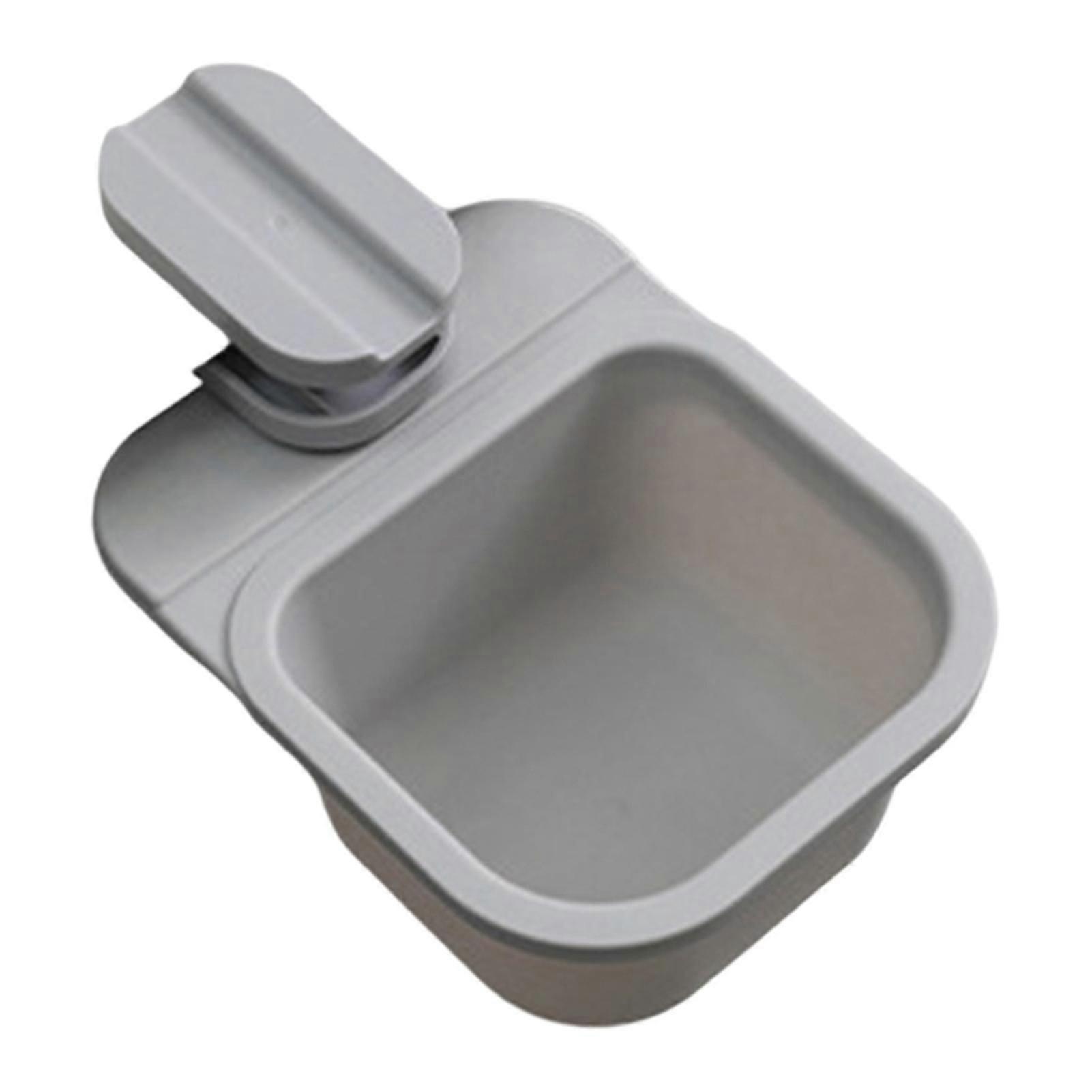 Mini Hanging Kitchen Trash Can Rotatable Space Saving Mini Garbage Bin Table Trash Storage Container