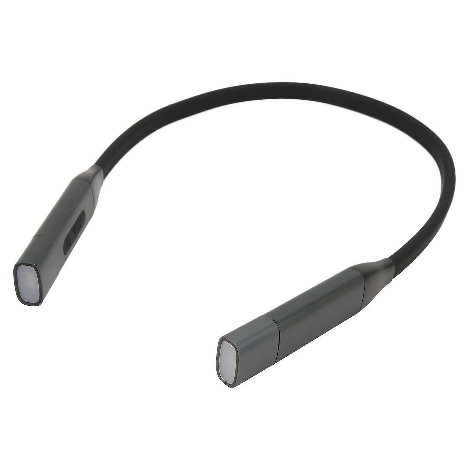 Neck Reading Light 3 Color Temperature Stepless Dimming USB Charging LED Neck Lamp for Sewing Handwork
