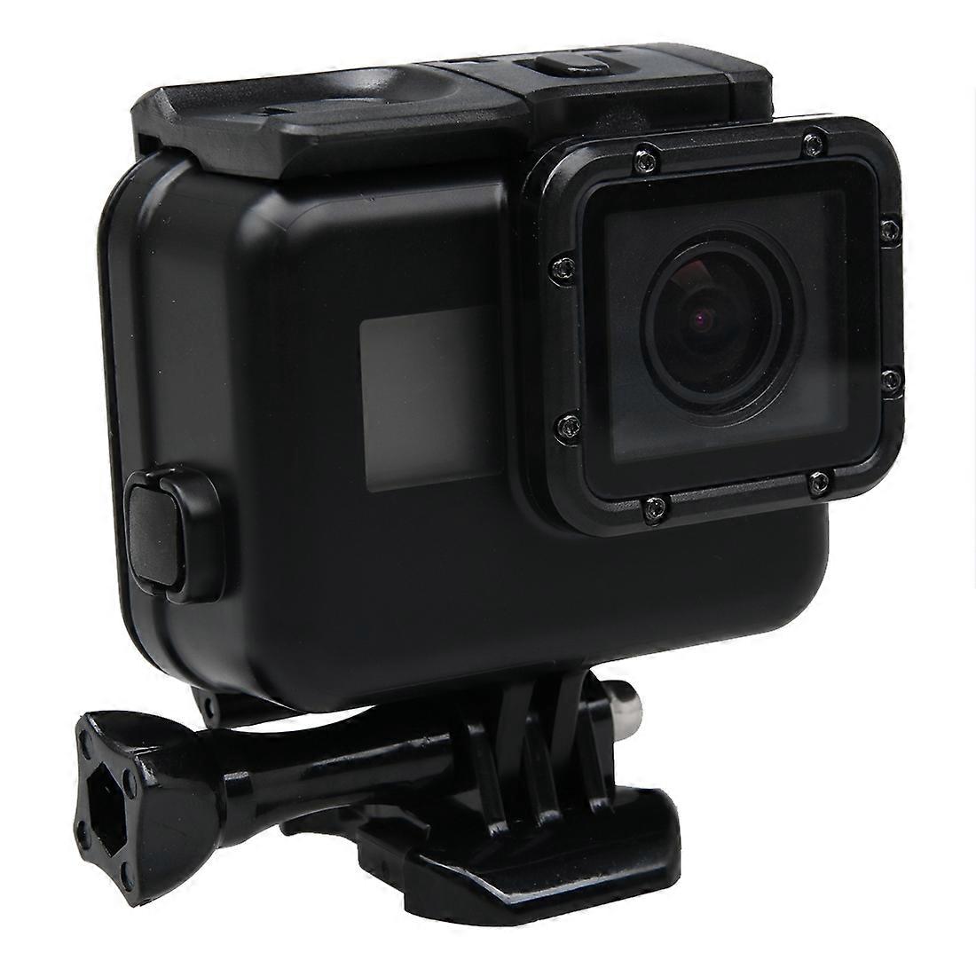 2 in 1 for GoPro HERO6 /5 Touch Screen Back Cover + 45m Waterproof Housing Protective Case with Buckle Basic Mount & Lead Screw