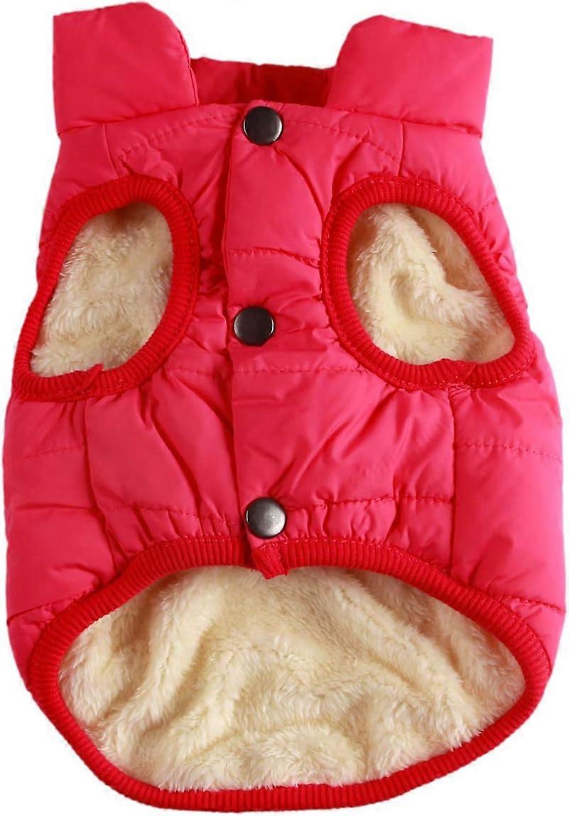 Joydaog Manteau coupe-vent pour chien 2 gauches avec doublure polaire extra-chaude et douce