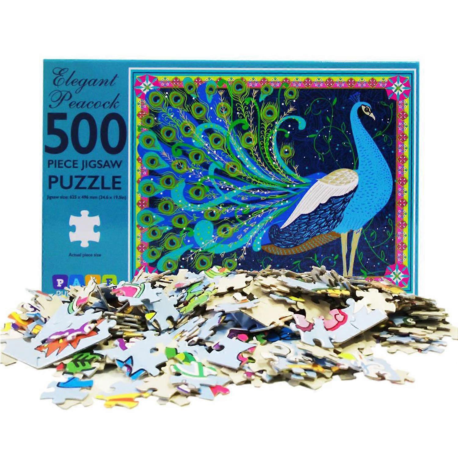500 Pieces Jigsaw Puzzle for Adults Assembling Picture Puzzle Educational Puzzle Games Toy Birthday