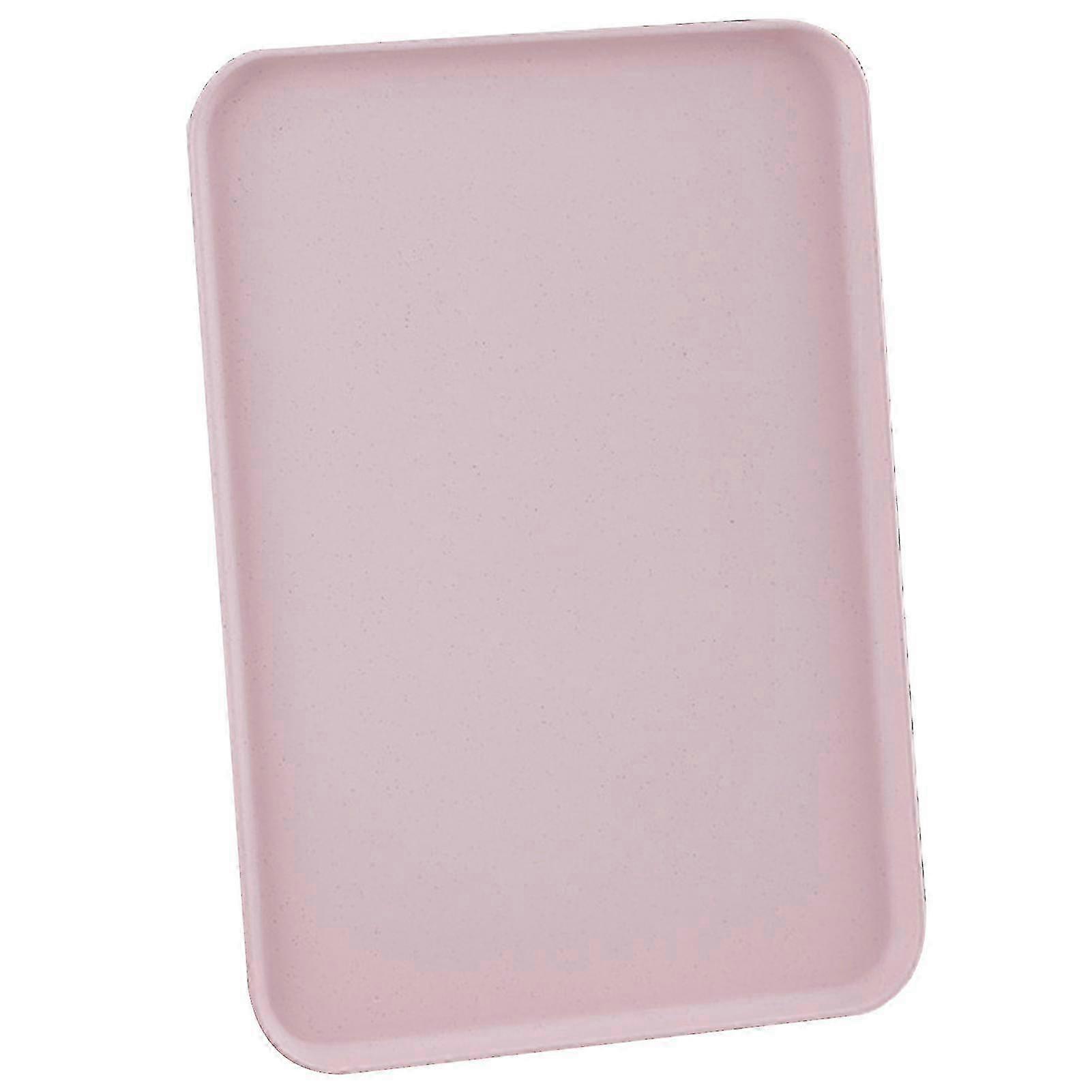 Multi-function Nordic-Style Plastic Serving Tray compatible with Home Decor - Rectangular Design