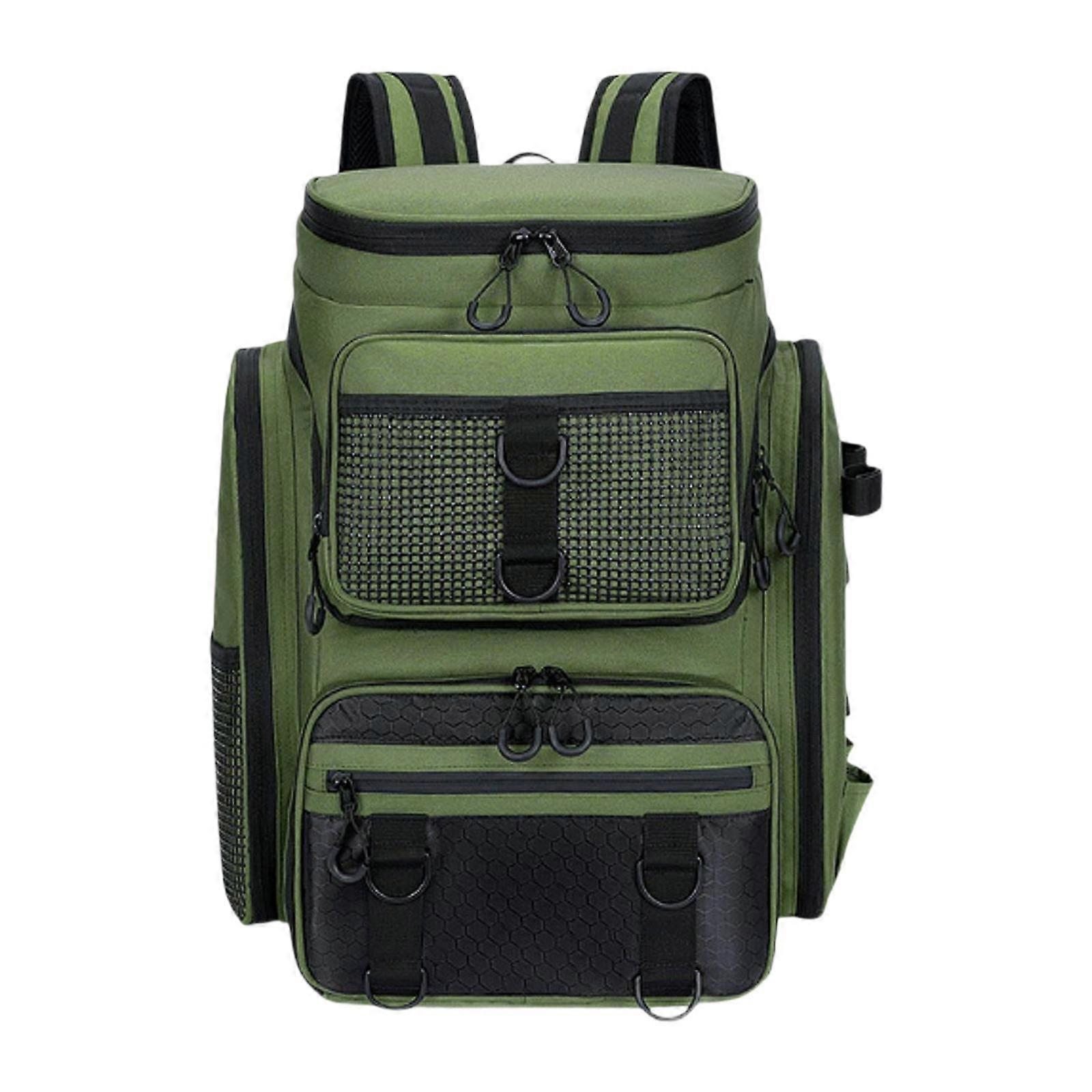 Fishing Backpack Tackle Box Stores Sport Pack Multifunction Easy Carrying