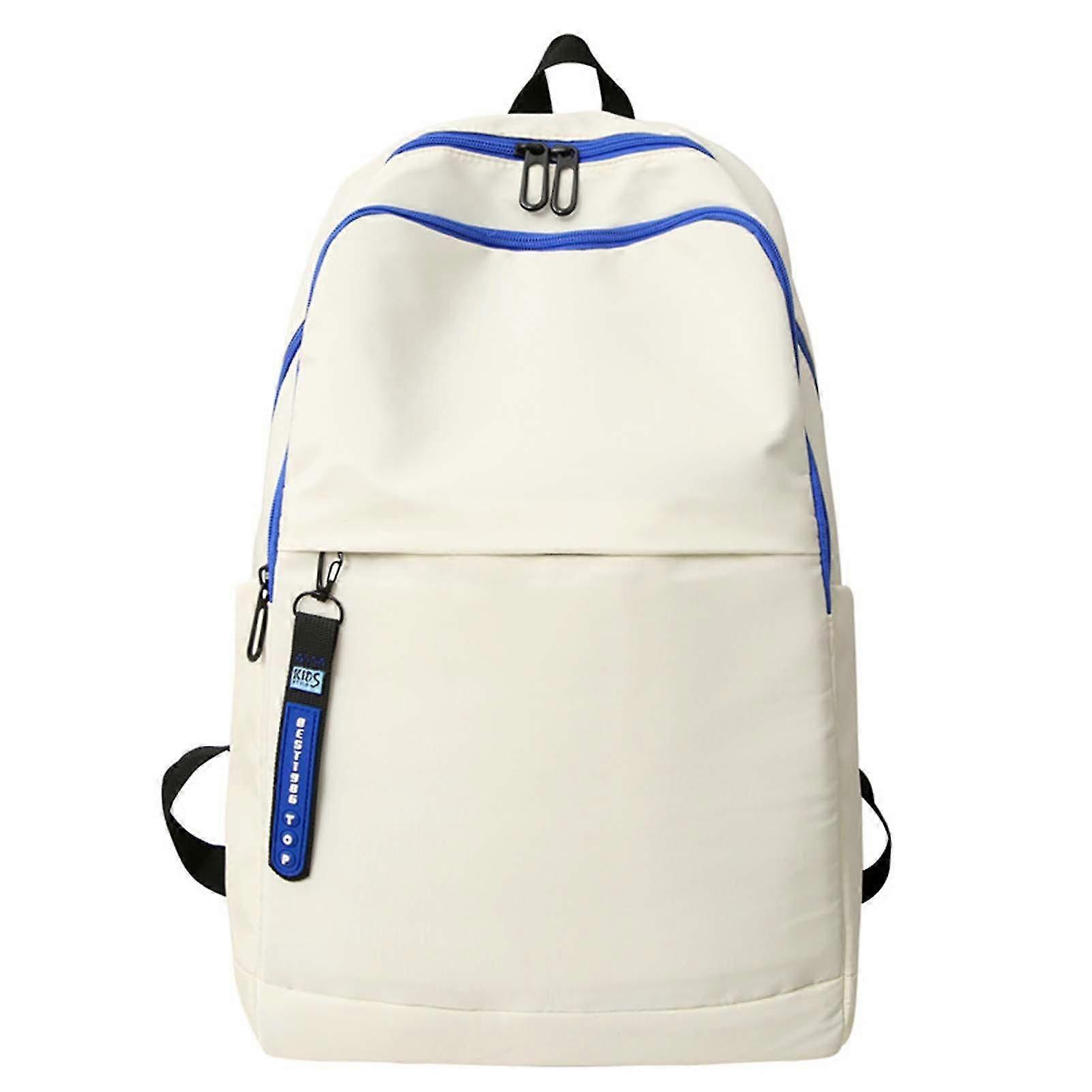Fashion Unisex Backpack Large Capacity Double Zipper Laptops Bag Portable Zipper Travel Bag