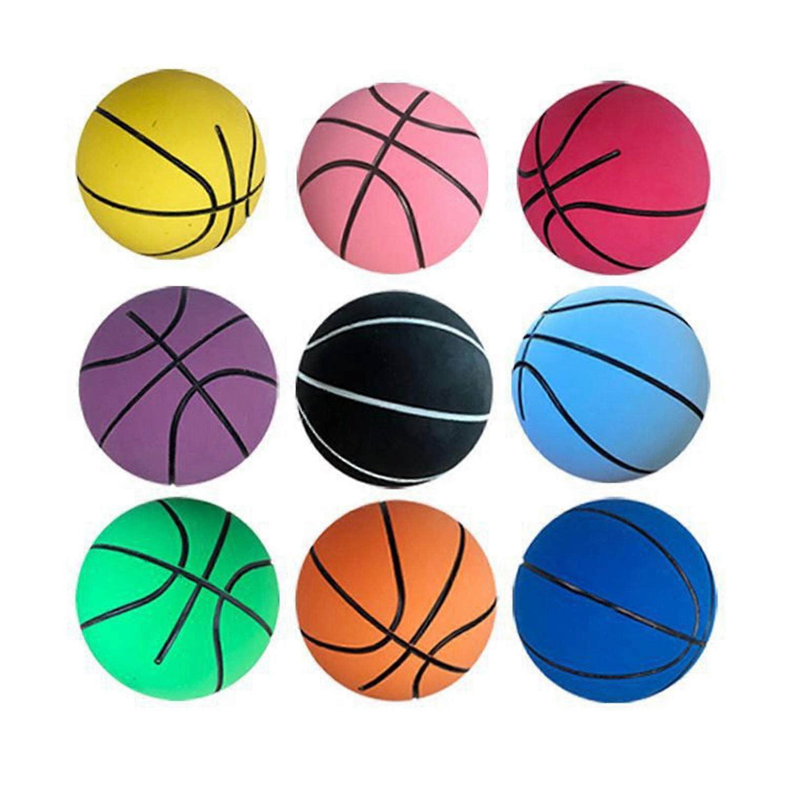 Mini Basketbol Oyuncak Aşınmaya Dayanıklı Ultra-yüksek Elastik Çevre Dostu Olmayan Şişirilebilir Kauçuk Çocuklar İçin Küçük Top Oyuncak