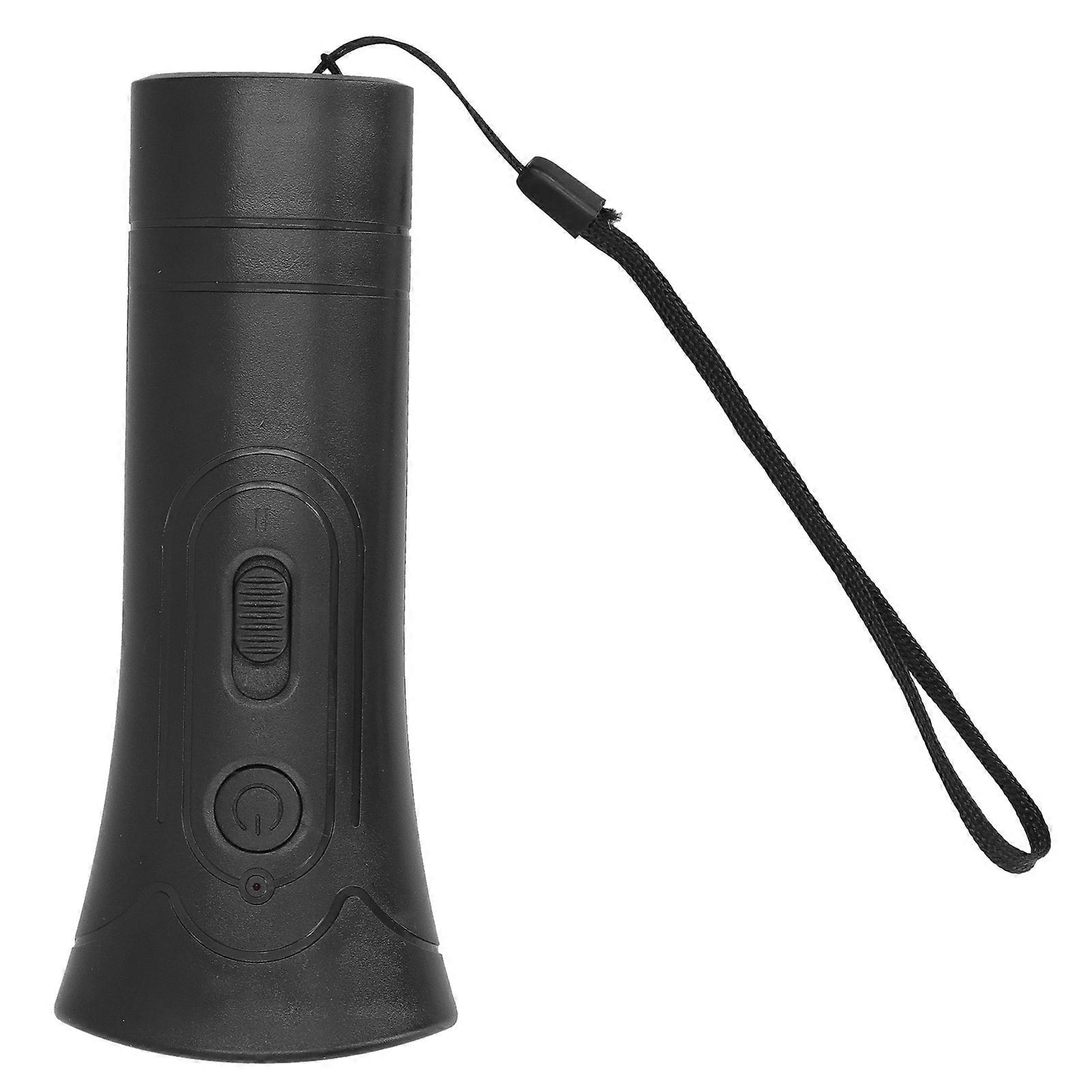 Handheld Dog Repellent Ultrasonic Dog Deterrent Behavior Training Device with LED Light