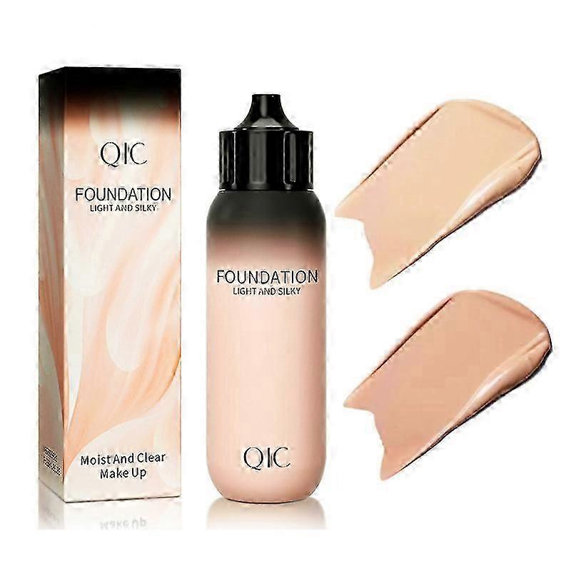 Liquid Foundation Durable Waterproof And Matte Foundation, Oil Control Moisturizing Cream Cover Dark Circles Blemish