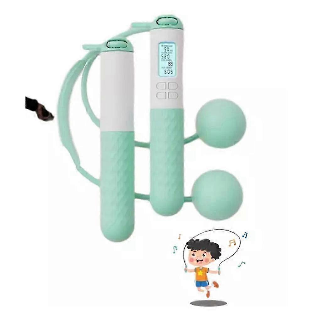 Ropeless Jump Rope With Counter Fitness Weighted Skipping Rope Smart Cordless Counting Skipping Rope For Fitness Accessories