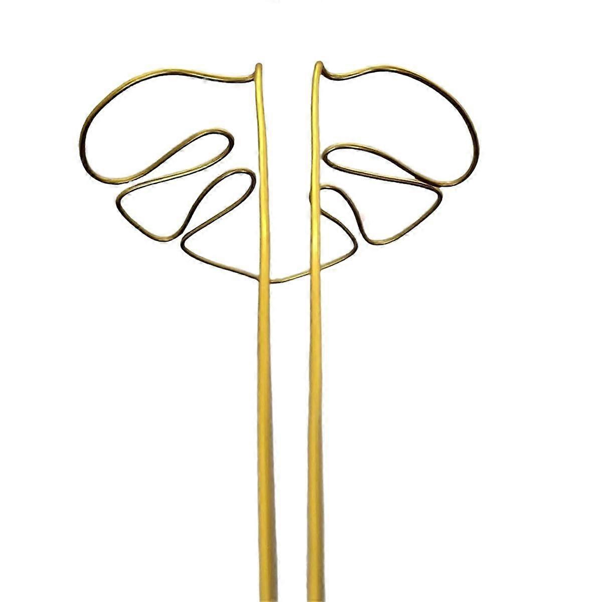 Monsteraformat växtstöd Återanvändbart robust legeringsstödhållare för växtstjälkar Växthållande stöd