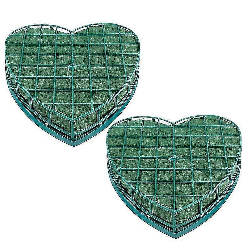 2 Adet Çiçek Köpük Kalp Şekli Çiçek Standı Çiçek Köpük Ile Düğün Centerpiece Parti Araba Masası