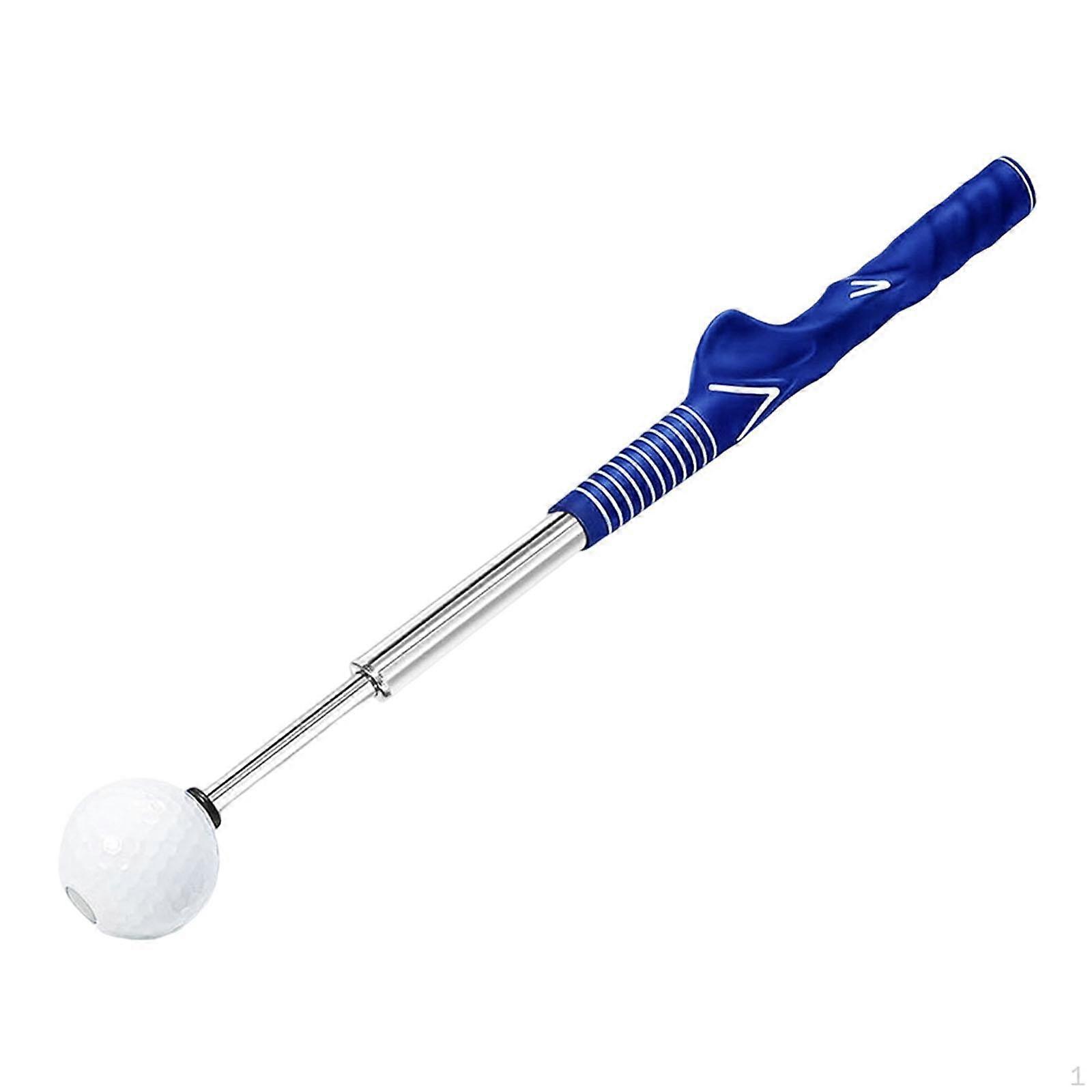 Telescopic Golf Swing Training Aid Alignment Stick Balance Strength Warm up Grip Rod for Indoor,