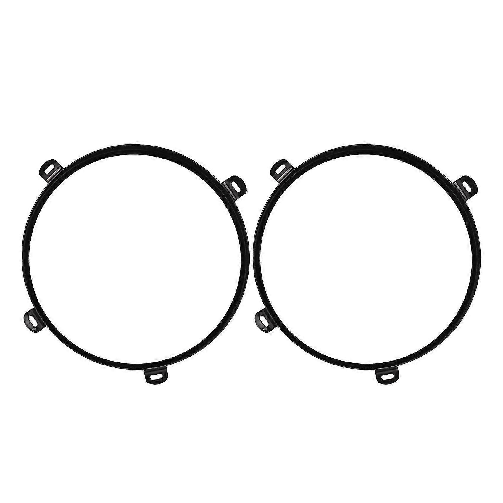 2Pcs for Jk Tj 07-17 7-Inch Led Headlight Round Ring Mounting Bracket for Headlight Mounting Lamp H DS