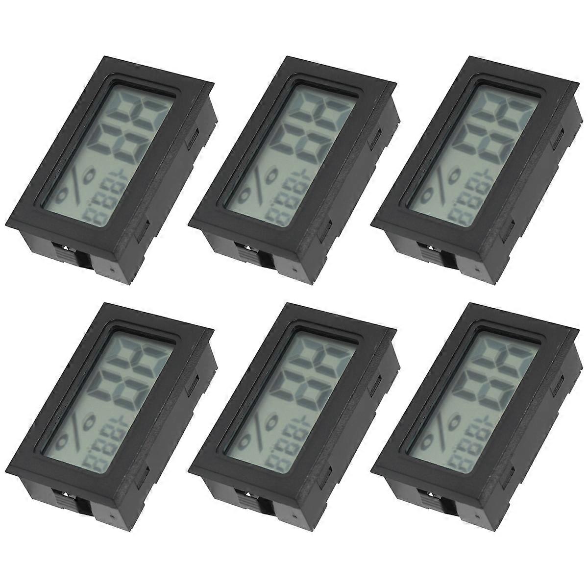 6Pack Mini Hygrometer Indoor Humidity Meter Hygrometer