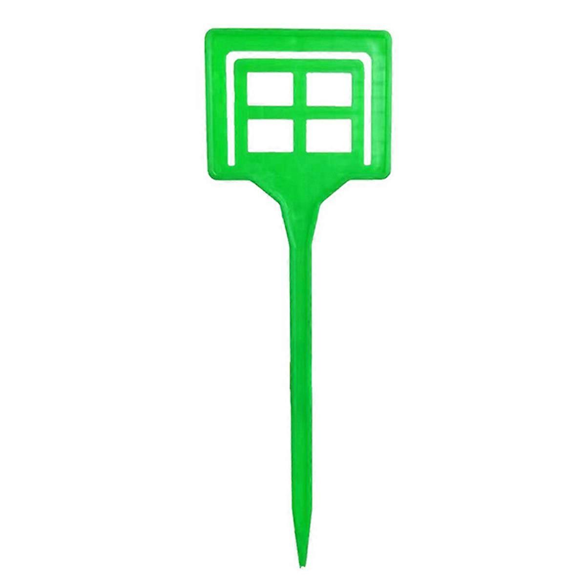 Field-Shaped 100Pcs Plastic Gardening Labels Labels