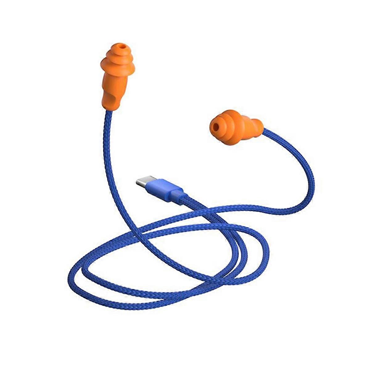 1m Type-C Earbuds Noise-Isolating Listening to Music Heavy Bass