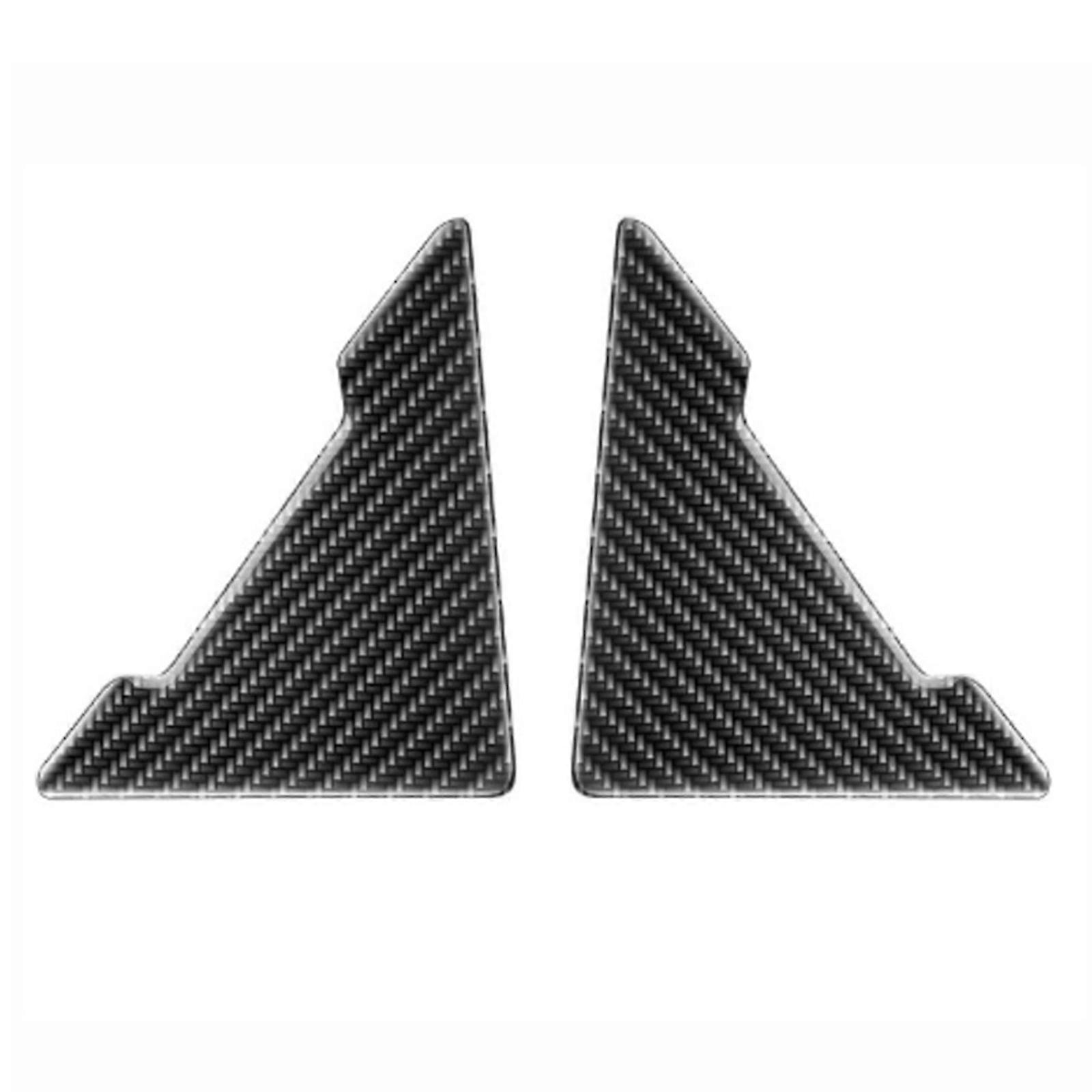 1 زوج سيارة باب حافة الحراس ذاتية اللصق الباب الزاوية الوفير تقليم الحرس ملصق ألياف الكربون الملمس حامي ملصق