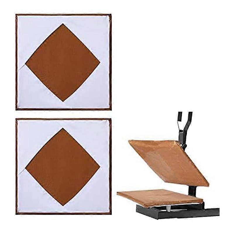 2 PCS Heat Press Platen Wrap Cover, for Heat Pressing Machine B White