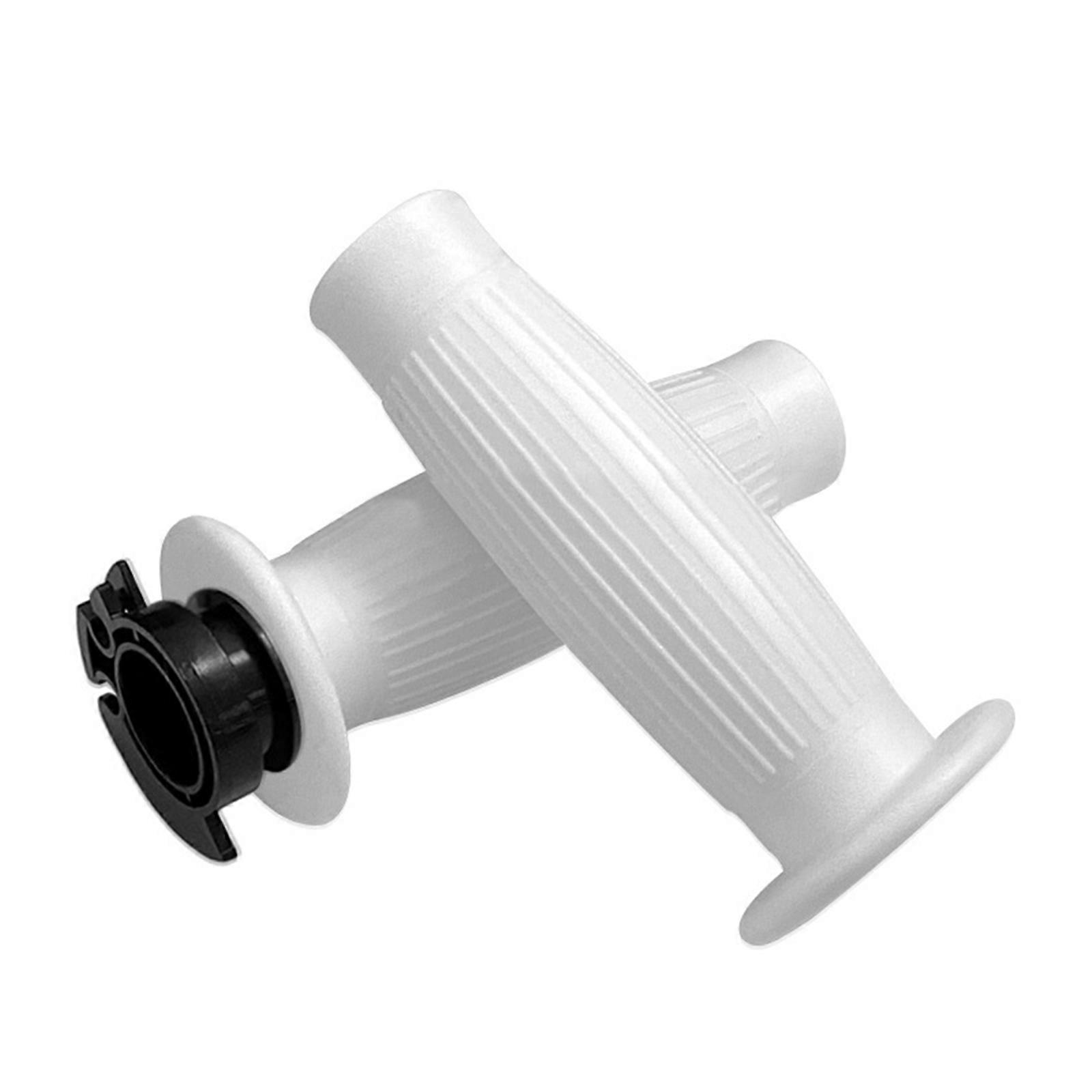 Motorrad Handgriffe 22/24mm Anti-Rutsch Motorrad Lenkergriffe Motorradgriffe Motorrad Handgriffe Lenkerende 2er Pack Weiß