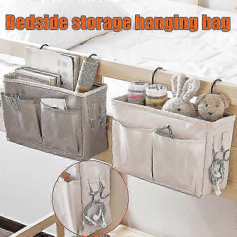 Sängväska Hängande Organisatör Säng caddy för bunk dorm rum sängskena